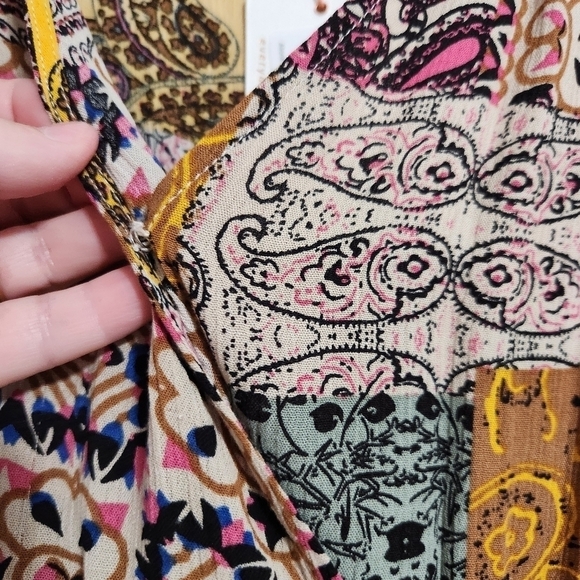 NWT Anthropologie Skies are Blue Alora printed wrap mini Dress - Picture 10 of 11